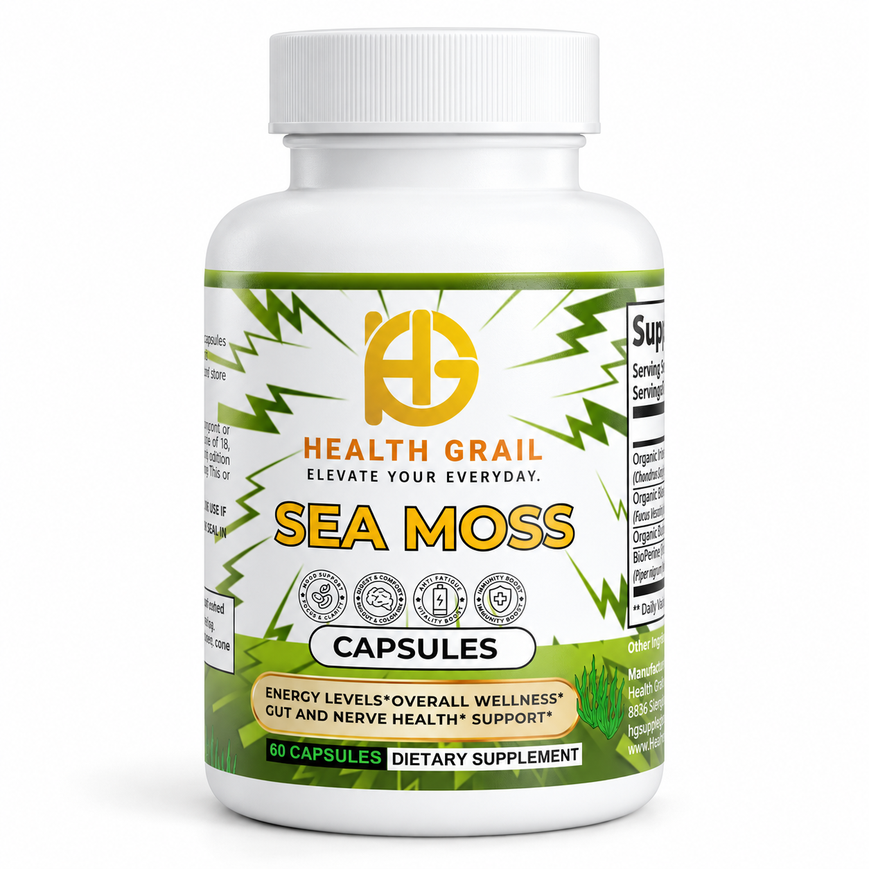 Sea Moss Capsules: Four Ingredients, No Gel Preparation